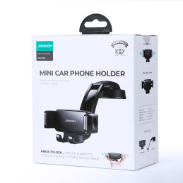 
Automobilinis laikiklis išmaniajam telefonui kabinoje, juodas
