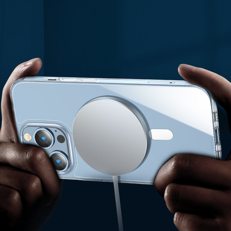 Patvarus dėklas skirtas iPhone 13 Pro Max 6.7& 39 & 39 Mingkai Series skaidrus