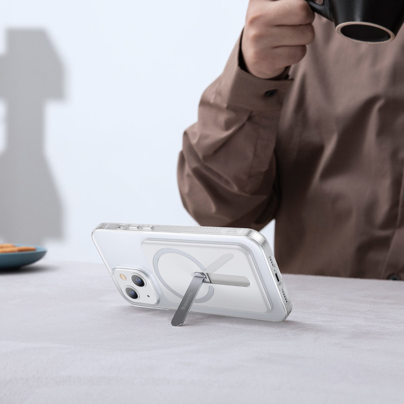 
Magnetinis korpusas su stovu iPhone 13 6.1& 39 & 39 2021 skaidrus
