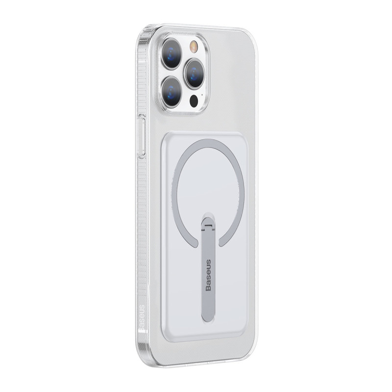 Magnetinis dėklo korpusas su stovu iPhone 13 Pro 6.1& 39 & 39 2021 skaidrus