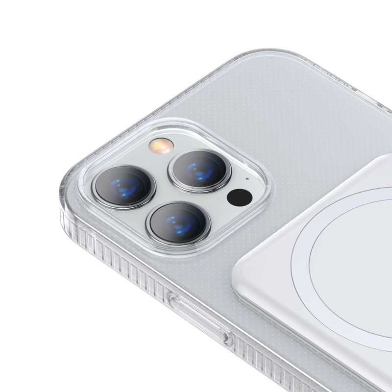 Magnetinis dėklo korpusas su stovu iPhone 13 Pro 6.1& 39 & 39 2021 skaidrus