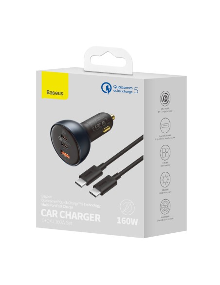 Greitas USB automobilinis įkroviklis USB-C 160W PPS Quick Charge 5 PD pilka
 
Greitas USB automobilinis įkroviklis USB-C 160W PPS Quick Charge 5 PD pilka