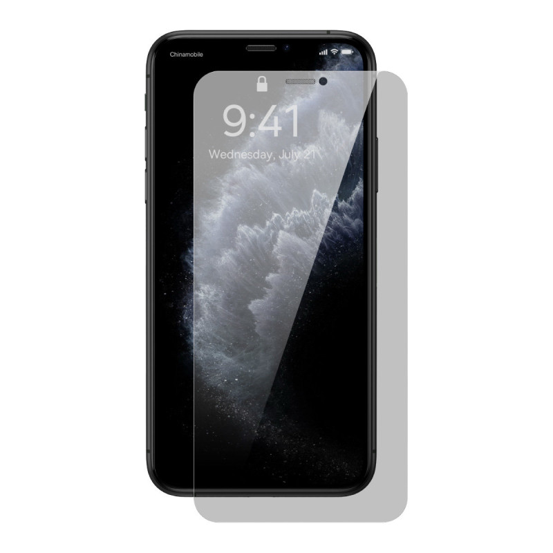 Grūdintas stiklas skirtas iPhone 11 Pro Max / iPhone XS Max + montavimo padėties nustatymo įtaisui