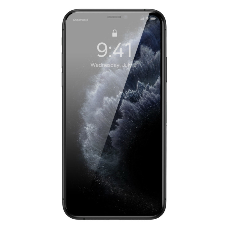 Grūdintas stiklas skirtas iPhone 11 Pro Max / iPhone XS Max + montavimo padėties nustatymo įtaisui