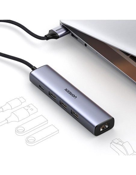 Daugiafunkcis HUB adapterio skirstytuvas USB 3.0 – 3x USB Ethernet RJ-45 USB-C PD pilka
 
Daugiafunkcis HUB adapterio skirstytuvas USB 3.0 – 3x USB Ethernet RJ-45 USB-C PD pilka