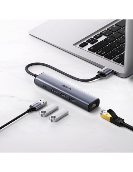 Daugiafunkcis HUB adapterio skirstytuvas USB 3.0 – 3x USB Ethernet RJ-45 USB-C PD pilka
 
Daugiafunkcis HUB adapterio skirstytuvas USB 3.0 – 3x USB Ethernet RJ-45 USB-C PD pilka