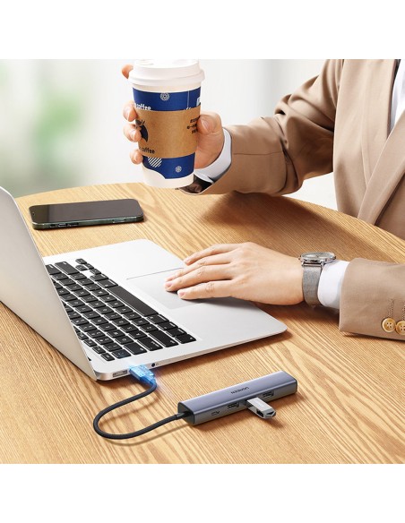 Daugiafunkcis HUB adapterio skirstytuvas USB 3.0 – 3x USB Ethernet RJ-45 USB-C PD pilka
 
Daugiafunkcis HUB adapterio skirstytuvas USB 3.0 – 3x USB Ethernet RJ-45 USB-C PD pilka