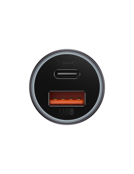 
Golden Contactor Max USB + USB-C 60W QC greitas automobilinis įkroviklis, tamsiai pilka
