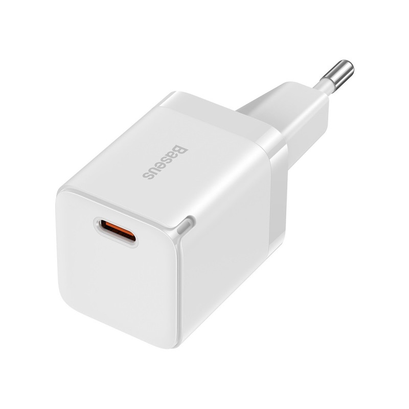 GaN3 greitas įkroviklis USB-C laidui 30W baltas