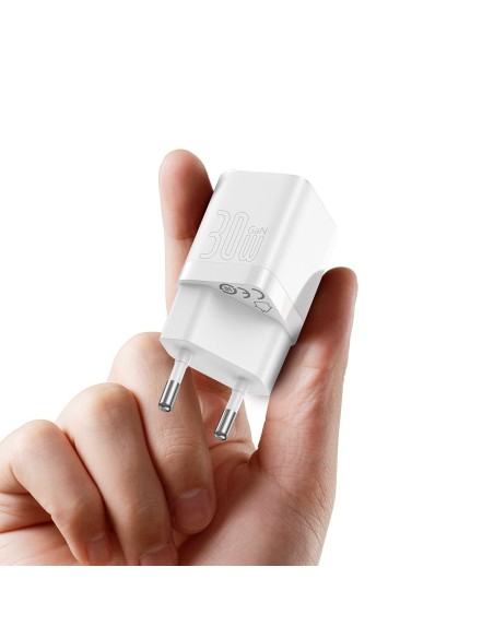 GaN3 greitas įkroviklis USB-C laidui 30W baltas
 
GaN3 greitas įkroviklis USB-C laidui 30W baltas