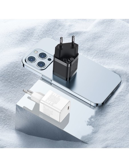GaN3 greitas įkroviklis USB-C laidui 30W baltas
 
GaN3 greitas įkroviklis USB-C laidui 30W baltas