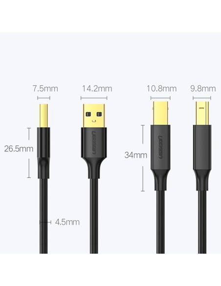 USB tipo B kabelis spausdintuvo kištukui - USB 2.0 kištukas 480Mbps 2m juodas
 
USB tipo B kabelis spausdintuvo kištukui - USB 2.0 kištukas 480Mbps 2m juodas