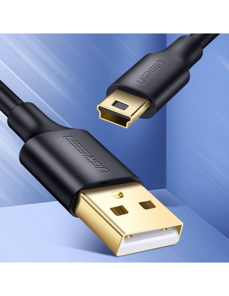 Kabelis 5 kontaktų paauksuotas USB - mini USB laidas 0,25 m, juodas
 
Kabelis 5 kontaktų paauksuotas USB - mini USB laidas 0,25 m, juodas