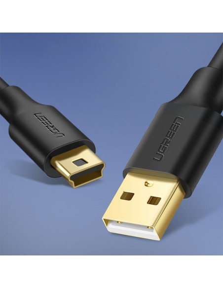 Kabelis 5 kontaktų paauksuotas USB - mini USB laidas 0,25 m, juodas
 
Kabelis 5 kontaktų paauksuotas USB - mini USB laidas 0,25 m, juodas