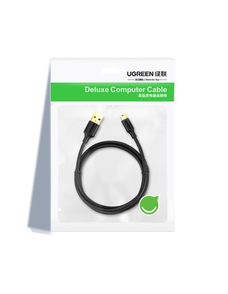 Kabelis 5 kontaktų paauksuotas USB - mini USB laidas 0,25 m, juodas
 
Kabelis 5 kontaktų paauksuotas USB - mini USB laidas 0,25 m, juodas