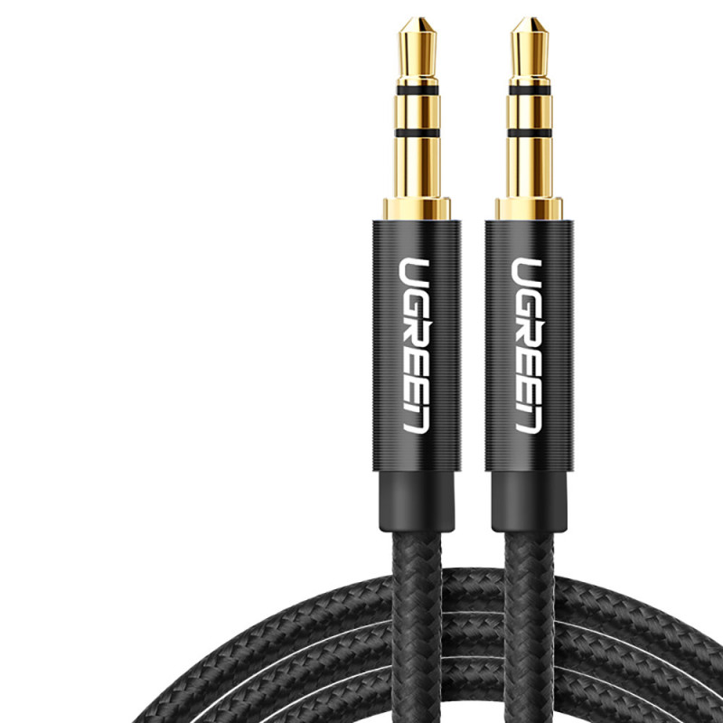 Kabelis garso kabelis 2x mini lizdas 3,5 mm 2m juodas