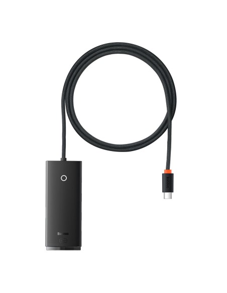 Lite serijos USB-C HUB adapteris 4x USB 3.0 1m juodas Lite serijos USB-C HUB adapteris 4x USB 3.0 1m juodas