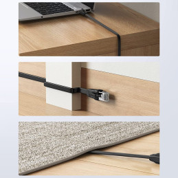 
Plokščiasis LAN RJ45 Ethernet Cat pataisos laidas. 6 0,5m juodas
