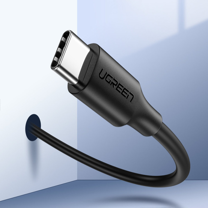 
USB Type C laidas įkrovimui ir duomenų perdavimui 3A 1m juodas
