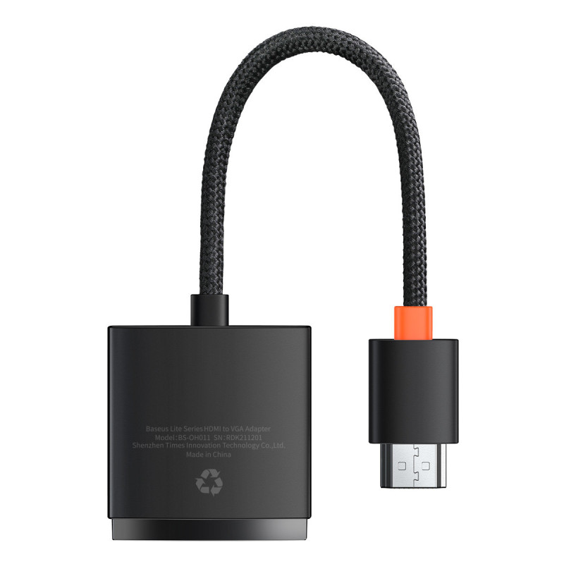 HDMI į VGA Lite serijos adapteris, juodas