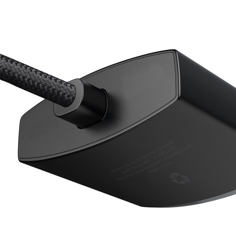HDMI į VGA Lite serijos adapteris, juodas