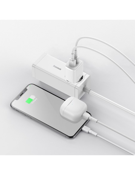 Mažas kompaktiškas 2x USB 10.5W sieninis įkroviklis, baltas
 
Mažas kompaktiškas 2x USB 10.5W sieninis įkroviklis, baltas