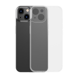 
Dėklo dangtelis skirtas iPhone 13, standus korpusas su skaidriu gelio rėmu
