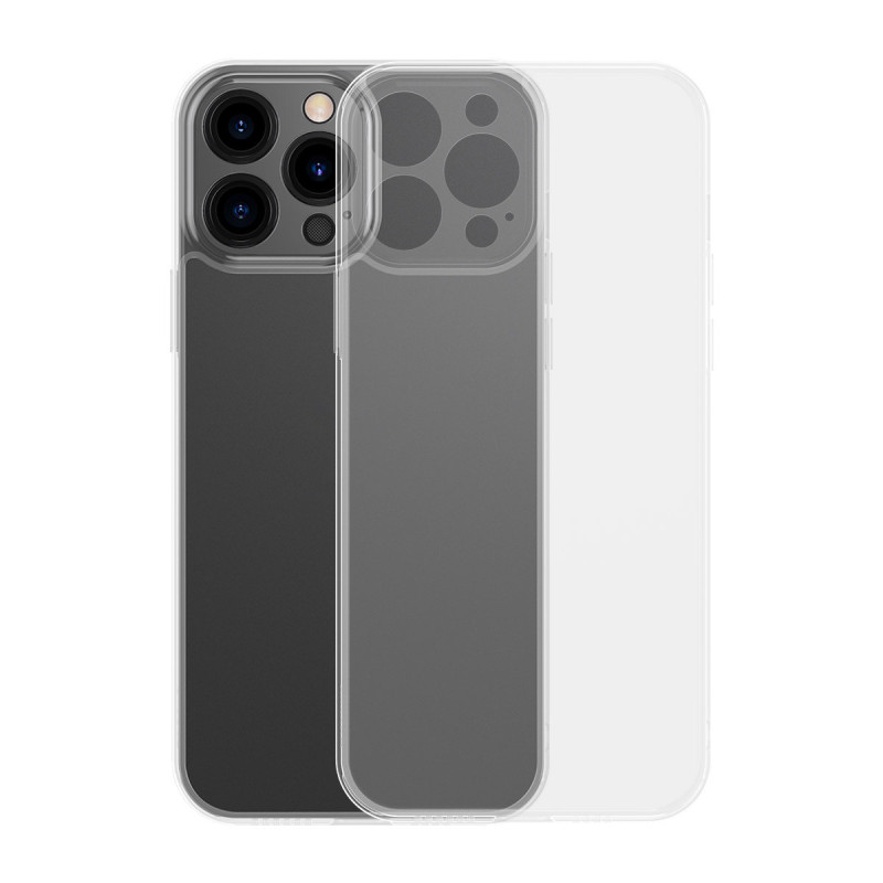
Dėklo dangtelis skirtas iPhone 13 Pro, standus korpusas su skaidriu gelio rėmu
