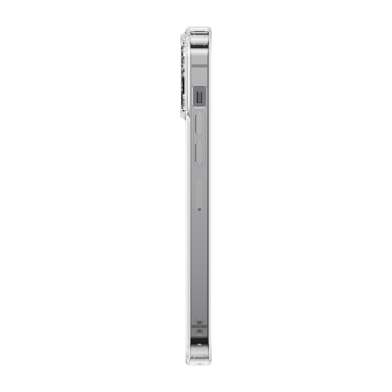 Dėklo dangtelis skirtas iPhone 13 Pro Max, standus korpusas su skaidriu gelio rėmu