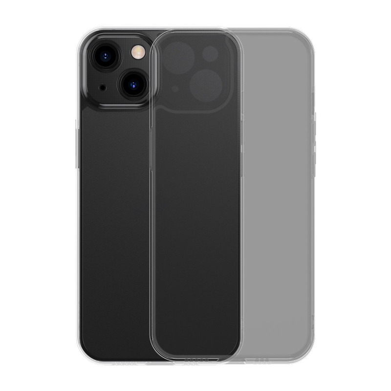 
Dėklo dangtelis skirtas iPhone 13, standus korpusas su gelio rėmeliu, juodas
