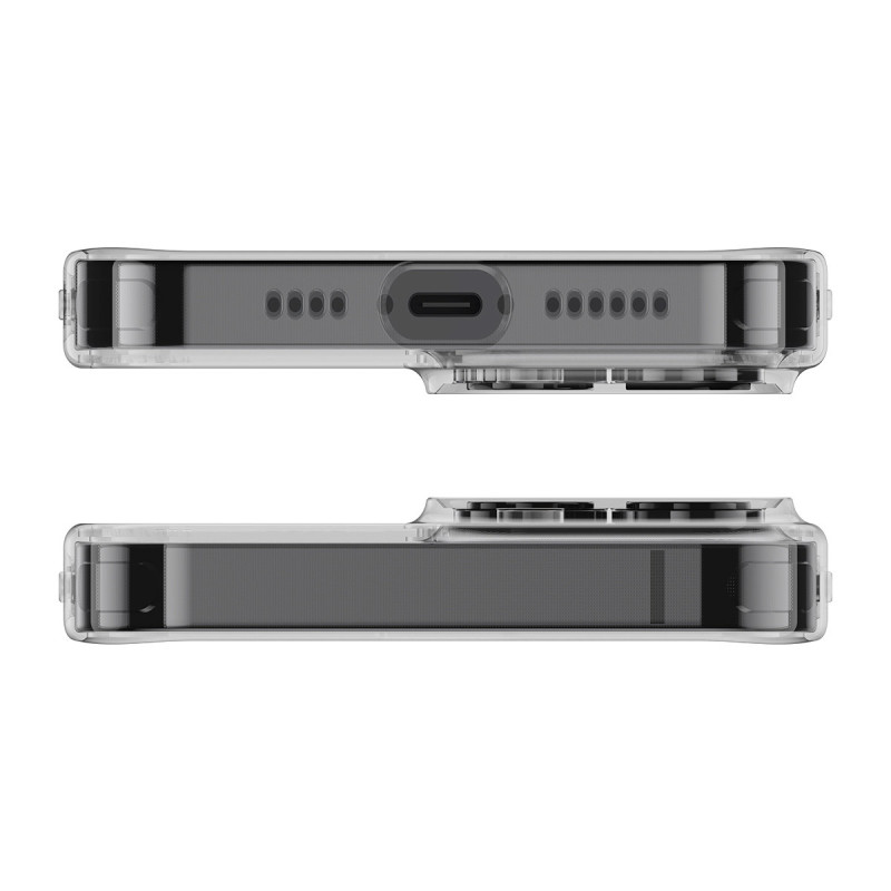 Dėklo dangtelis iPhone 13 Pro, tvirtas korpusas su gelio rėmeliu, juodas