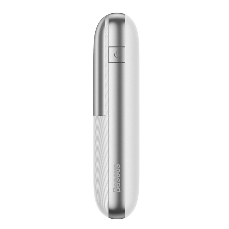 Bipow Pro 20000mAh 22,5W maitinimo blokas su USB - USB-C 3A 0,3m kabelis, baltas