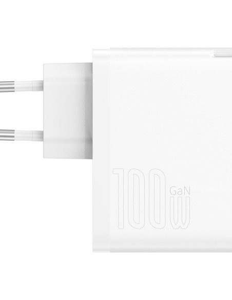 Greitas GaN5 Pro USB-C universalus sieninis įkroviklis USB 100W PD QC AFC Baltas
 
Greitas GaN5 Pro USB-C universalus sieninis įkroviklis USB 100W PD QC AFC Baltas