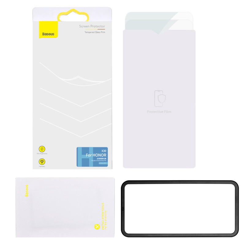 Grūdintas stiklas yra Xiaomi 12/ 12Pro HONOR X30 0,3mm skaidrus RINKINYS iš 2 vnt.