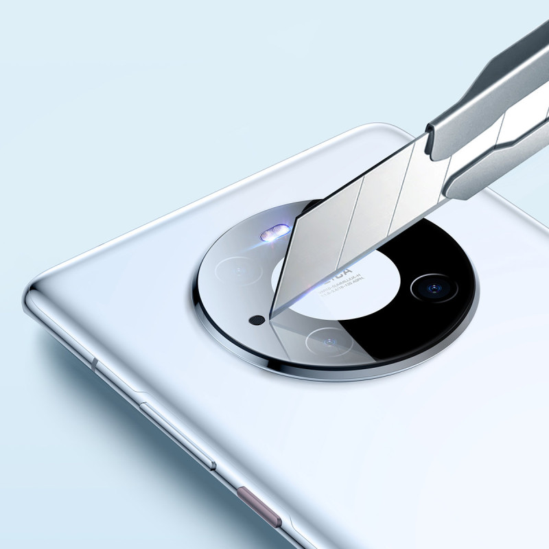 Huawei Mate 40 Pro fotoaparato plėvelė 0,3mm skaidri + valymo rinkinys 2 vnt.