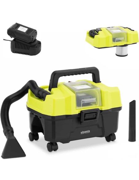 Belaidis drėgnas ir sausas pramoninis dulkių siurblys 150W 10L Belaidis drėgnas ir sausas pramoninis dulkių siurblys 150W 10L