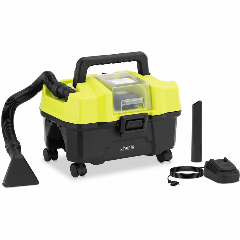 Belaidis drėgnas ir sausas pramoninis dulkių siurblys 150W 10L