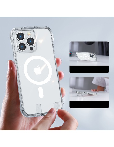 Magnetinis dėklas iPhone 14 Pro Max, šarvuotas dangtelis su kabliukais ir permatomu stovu
 
Magnetinis dėklas iPhone 14 Pro Max, šarvuotas dangtelis su kabliukais ir permatomu stovu