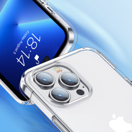 
Lankstus dėklas, skirtas iPhone 14 Pro Max patvarus dangtelis, skaidrus 14X
