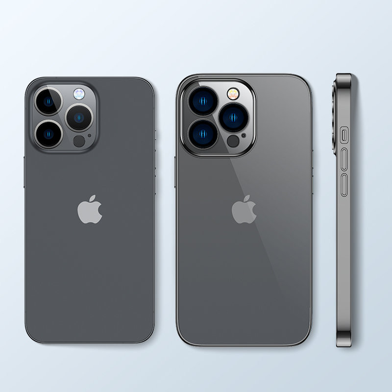 Dėklas gelinis dėklas iPhone 14, dangtelis su metaliniu rėmeliu, 14Q, juodas