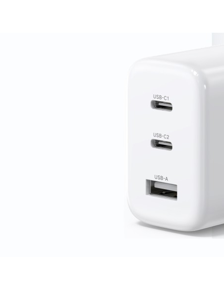 Greitas sieninis įkroviklis 2x USB-C USB 65W PD QC baltas
 
Greitas sieninis įkroviklis 2x USB-C USB 65W PD QC baltas