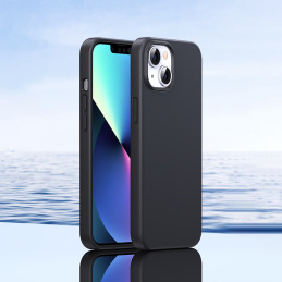 
Lankstus silikoninis telefono dėklas iPhone Protective Case 14 juodas
