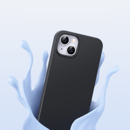 
Lankstus silikoninis telefono dėklas iPhone Protective Case 14 juodas
