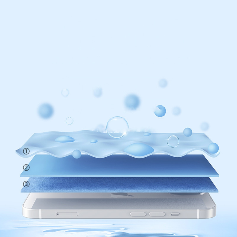 Lankstus silikoninis telefono dėklas iPhone Protective Case 14 juodas