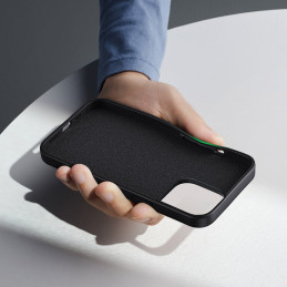
Lankstus silikoninis telefono dėklas iPhone 14 Pro Protective Case juodas
