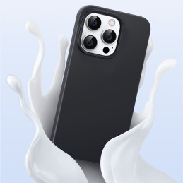 
Lankstus silikoninis telefono dėklas iPhone 14 Pro Protective Case juodas
