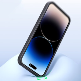 
Lankstus silikoninis telefono dėklas iPhone 14 Pro Protective Case juodas
