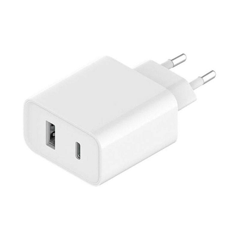 
Xiaomi Travel Charger Combo USB / USB-C 33W PD greitas įkroviklis, baltas
