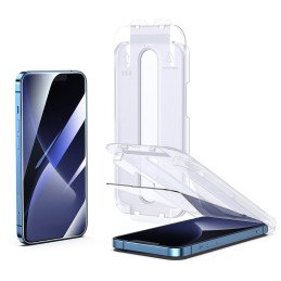 
Viso ekrano grūdintas stiklas su tvirtinimo rėmeliu, skirtas iPhone 14 Pro Max 6.7& 39 & 39 