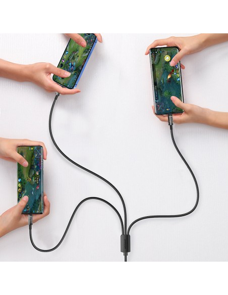 3in1 kabelis USB - USB-C / Lightning / micro USB 3.5 A 1.2m mėlynas
 
3in1 kabelis USB - USB-C / Lightning / micro USB 3.5 A 1.2m mėlynas